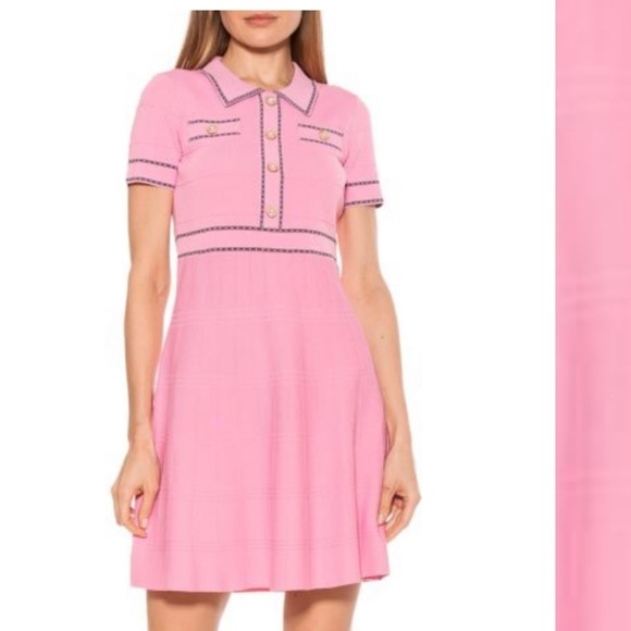 Alexia Admor Dresses & Skirts - Alexia Admor Pink Knit Dress Size Large